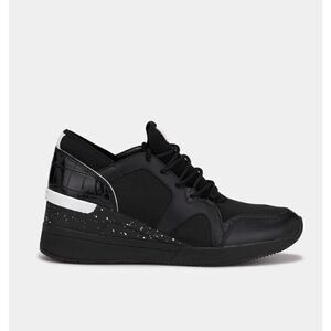 Michael kors/MK LIV platform signature black trainers/sneakers 10